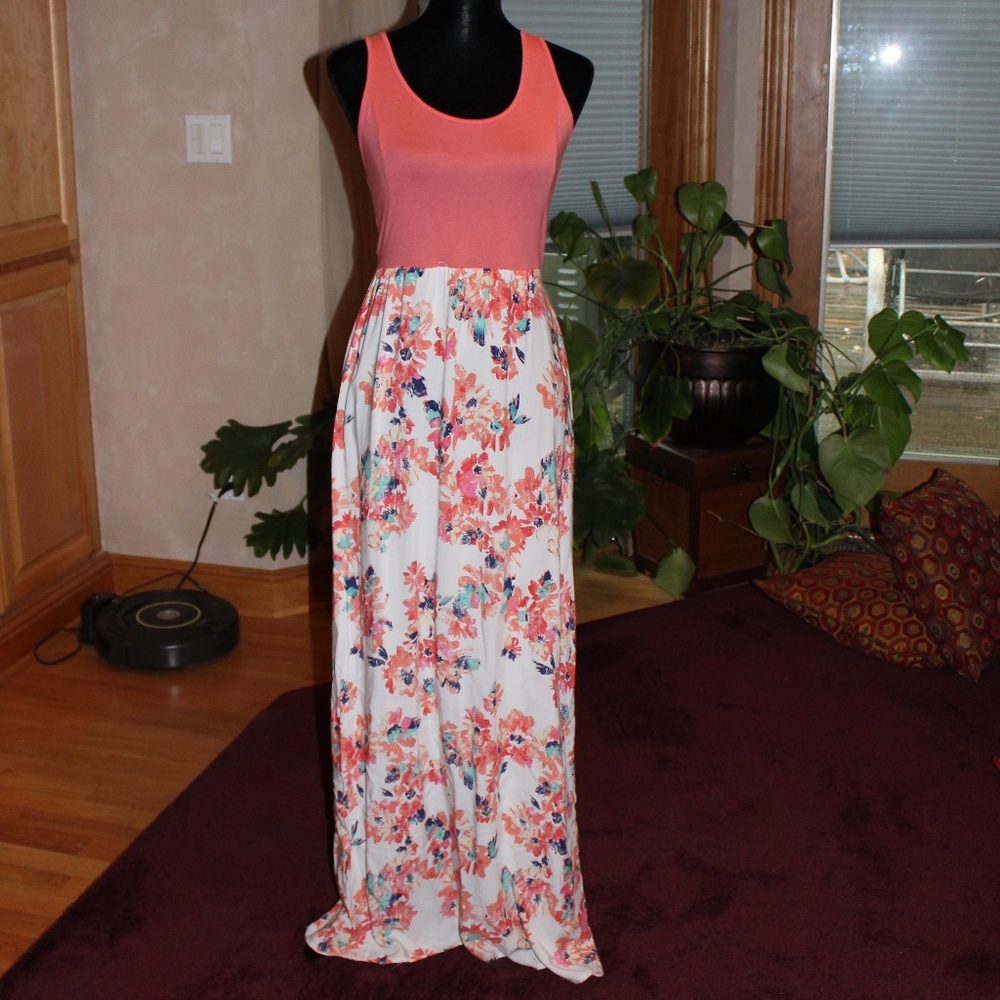 Mudd Strappie Maxie Dress Sz Medium